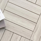 Ground Patio Square Stripe Composite Waterproof Deck Board
