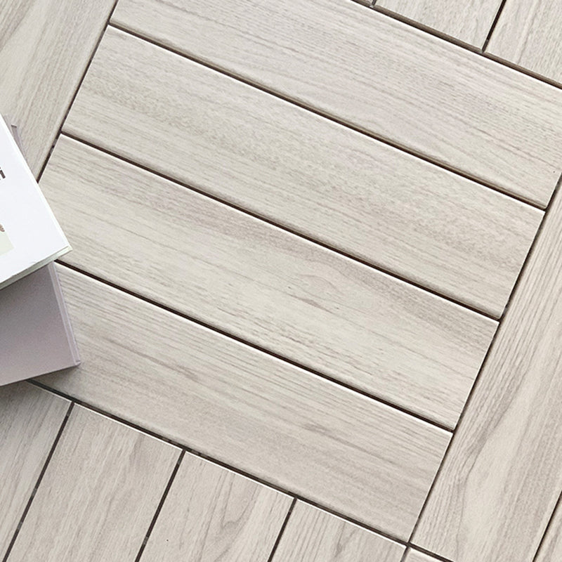 Ground Patio Square Stripe Composite Waterproof Deck Board