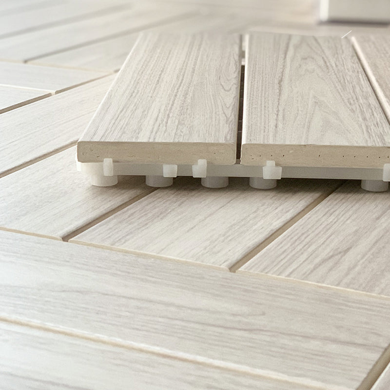 Ground Patio Square Stripe Composite Waterproof Deck Board