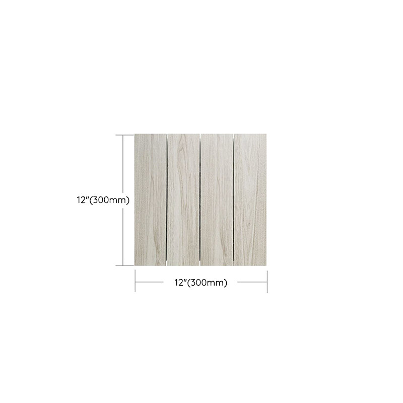 Ground Patio Square Stripe Composite Waterproof Deck Board