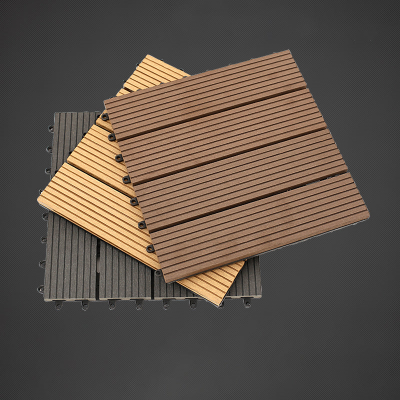 Deck Plank Loose Lay Manufactured Wood Panels Patio Tiles Outdoor Flooring