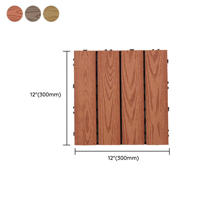 Deck Plank Loose Lay Manufactured Wood Panels Patio Tiles Outdoor Flooring
