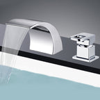 Modern Brass Roman Bathtub Faucet Waterfall Spout Bathtub Faucet