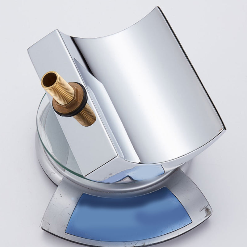 Modern Brass Roman Bathtub Faucet Waterfall Spout Bathtub Faucet