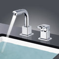 Chrome Bath Faucet Trim with Lever Handle Deck Mounted Bathtub Faucet