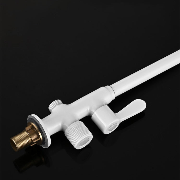 Single Cold Water Valve Uniform Color High Arc Deck Mounted Bathtub Faucet