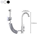 Single Cold Water Valve Uniform Color High Arc Deck Mounted Bathtub Faucet