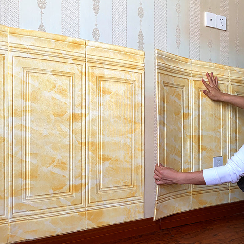 Modern Style XPE Foam Wall Panel 3D Waterproof Wall Covering