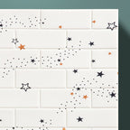 XPE Foam Wall Cladding Star Pattern Square Waterproof Wall Cladding for the Living Room