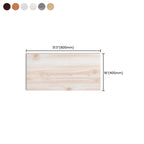 PVC Wall Paneling Rectangle Waterproof Wood Look Wall Covering for the Living Room