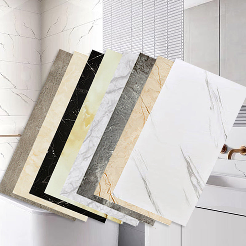 PVC Wall Panel Rectangle Waterproof Wall Cladding for the Living Room