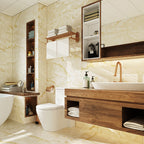 PVC Wall Panel Rectangle Waterproof Wall Cladding for the Living Room