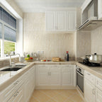 PVC Wall Panel Rectangle Waterproof Wall Cladding for the Living Room