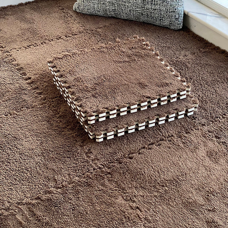 Modern Carpet Tiles Level Loop Plug-in System Square Bedroom Carpet Tiles