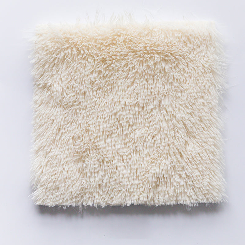 Bedroom Carpet Tiles Solid Square Shag Stain Resistant Carpet Tiles