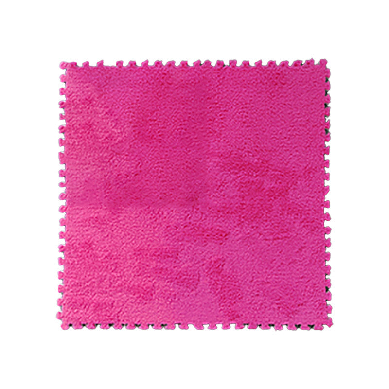 Modern tiles and carpet plush cut composite non-slip carpet tiles