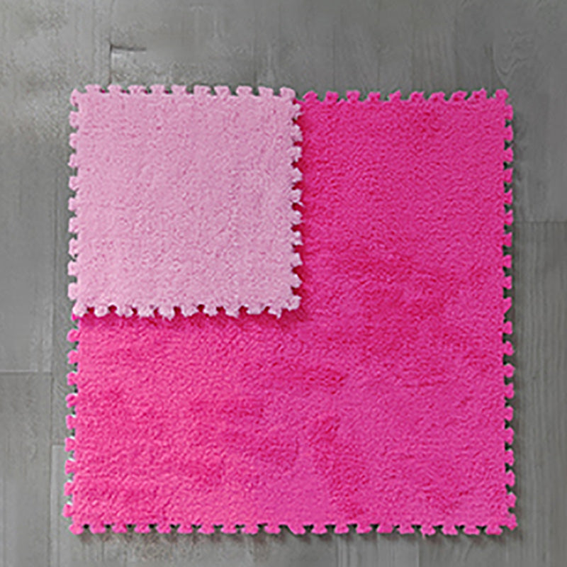 Modern Tiles and Carpet Plush Cut Composite Non-Slip Carpet Tiles