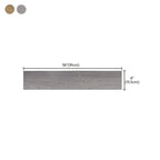 Contemporary Wood Tile Smooth Rectangle Teak Wood for the Living Room