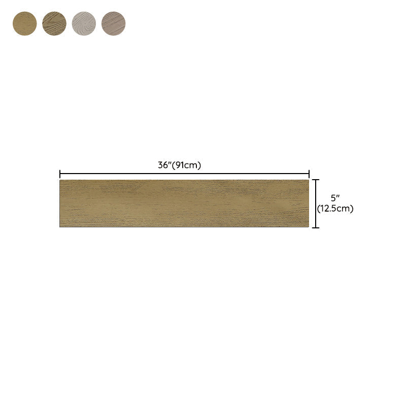 Contemporary Wood Tile Smooth Rectangle Teak Wood for the Living Room