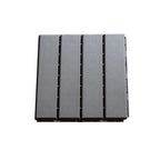 Contemporary square wooden tile smooth brown engineered wood for patio garden