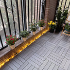 Corrosion-resistant Wood Floor Modern Style Square Outdoor Wood Floor