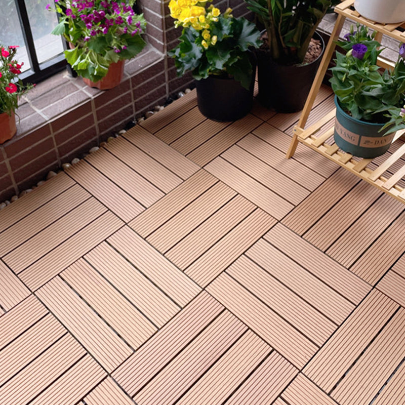 Corrosion-resistant Wood Floor Modern Style Square Outdoor Wood Floor