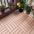 Corrosion-resistant Wood Floor Modern Style Square Outdoor Wood Floor