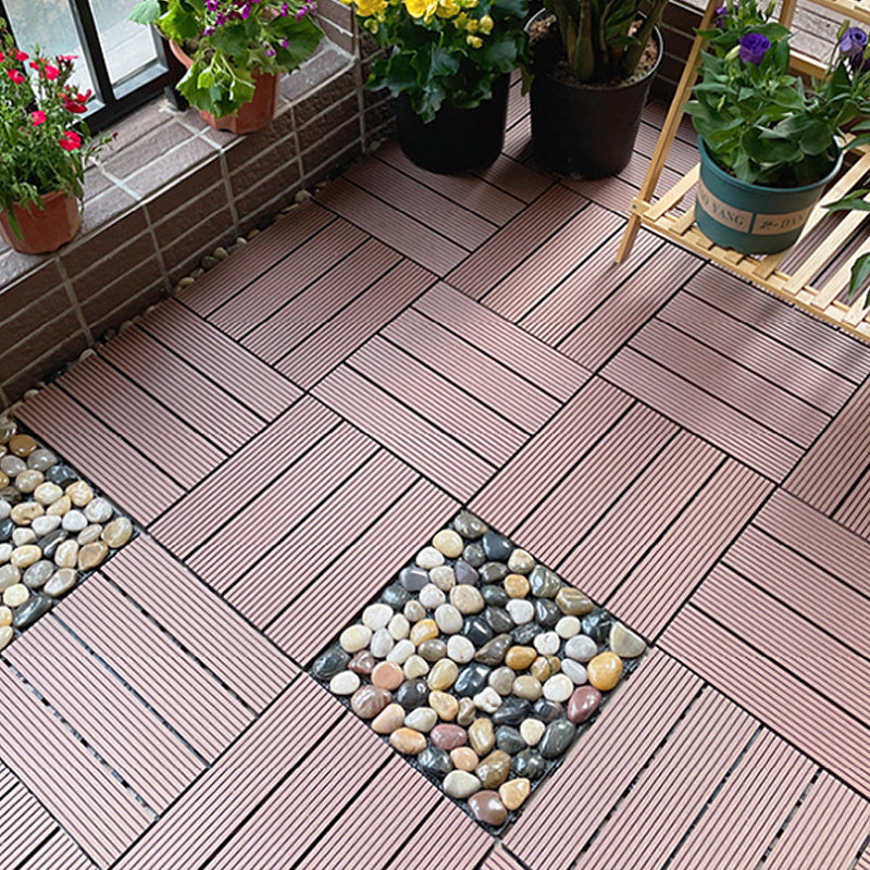 Corrosion-resistant Wood Floor Modern Style Square Outdoor Wood Floor