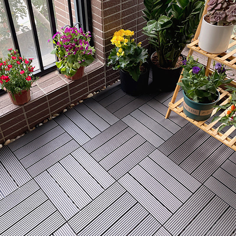 Corrosion-resistant Wood Floor Modern Style Square Outdoor Wood Floor
