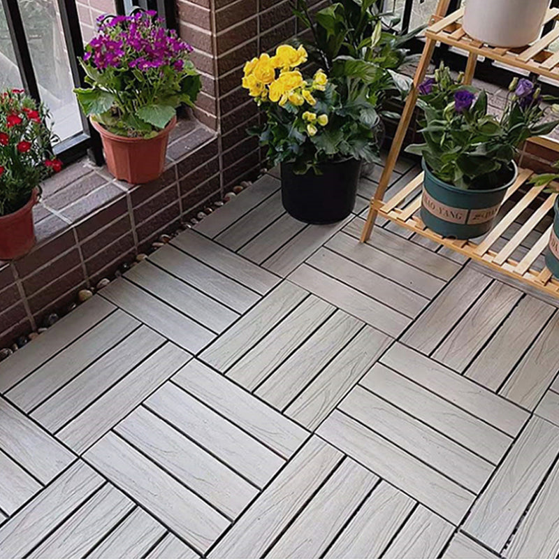 Corrosion-resistant Wood Floor Modern Style Square Outdoor Wood Floor