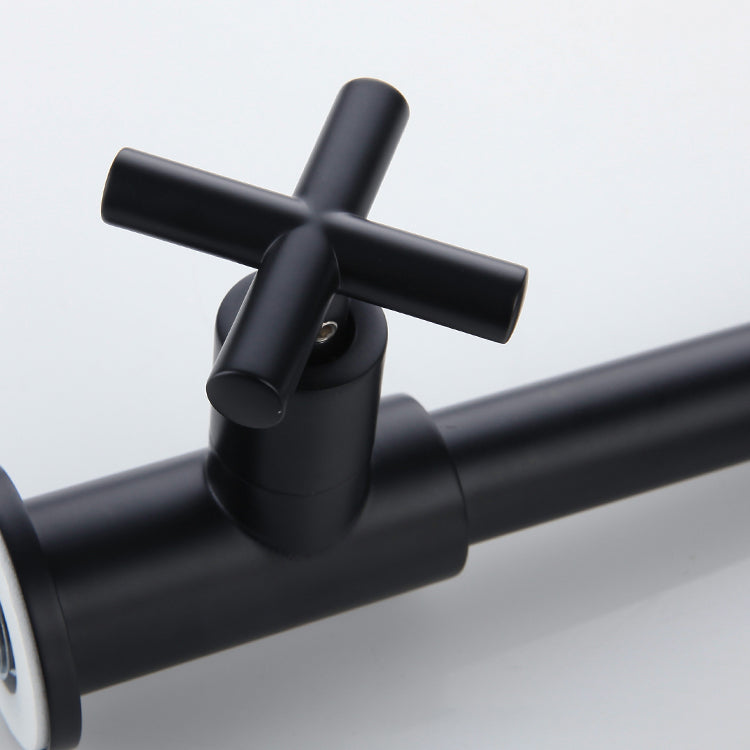 Widely used wall-mounted bathroom sink faucet cross handle low arch faucet