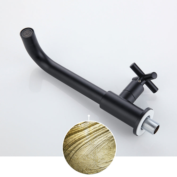 Widely used wall-mounted bathroom sink faucet cross handle low arch faucet