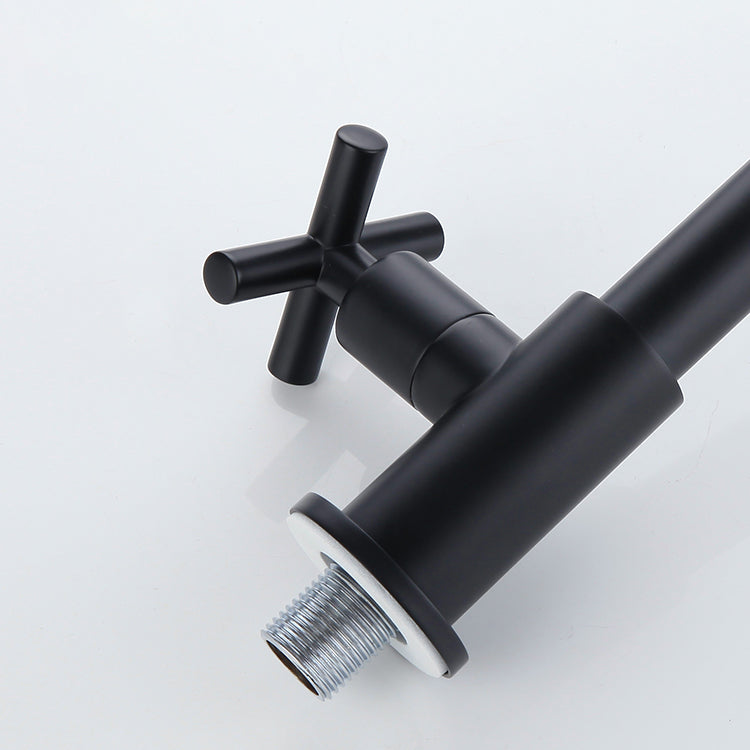 Widely used wall-mounted bathroom sink faucet cross handle low arch faucet
