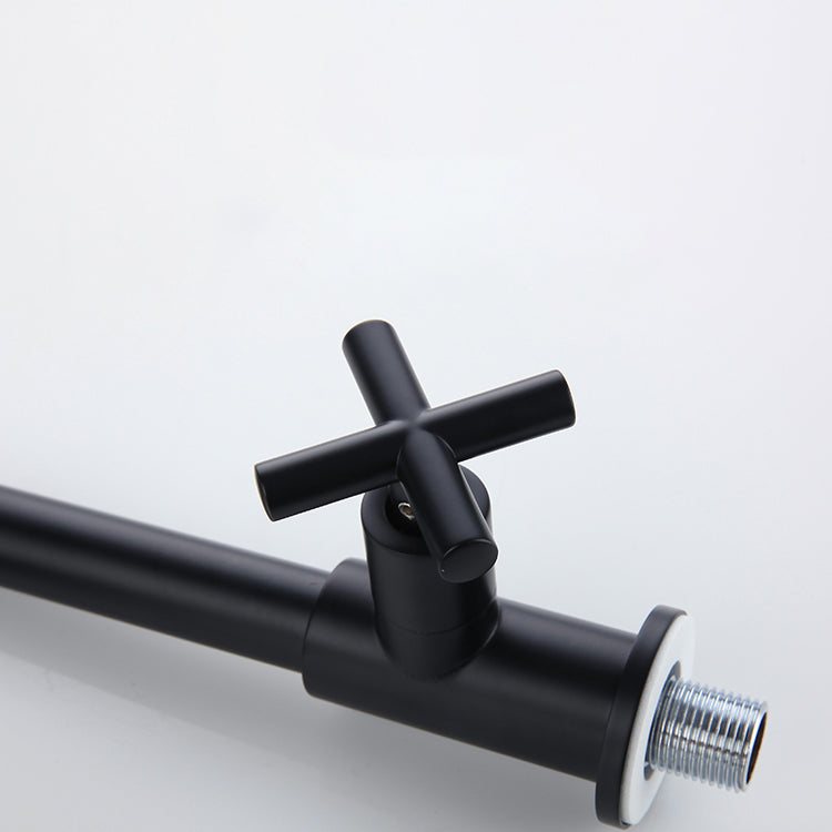 Widely used wall-mounted bathroom sink faucet cross handle low arch faucet