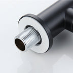 Widely used wall-mounted bathroom sink faucet cross handle low arch faucet