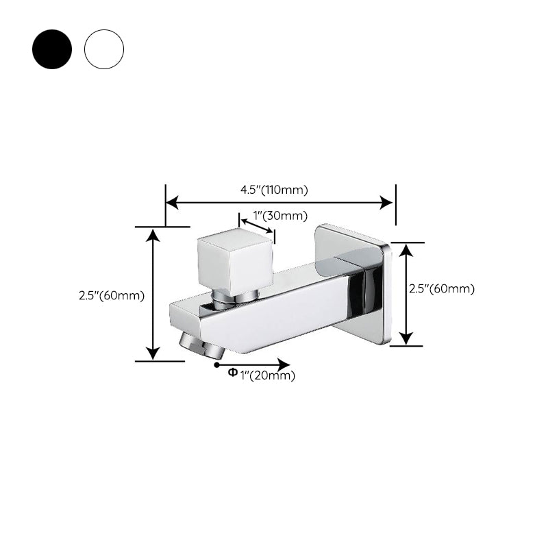 Widely used wall-mounted bathroom sink faucet cross handle low arch faucet
