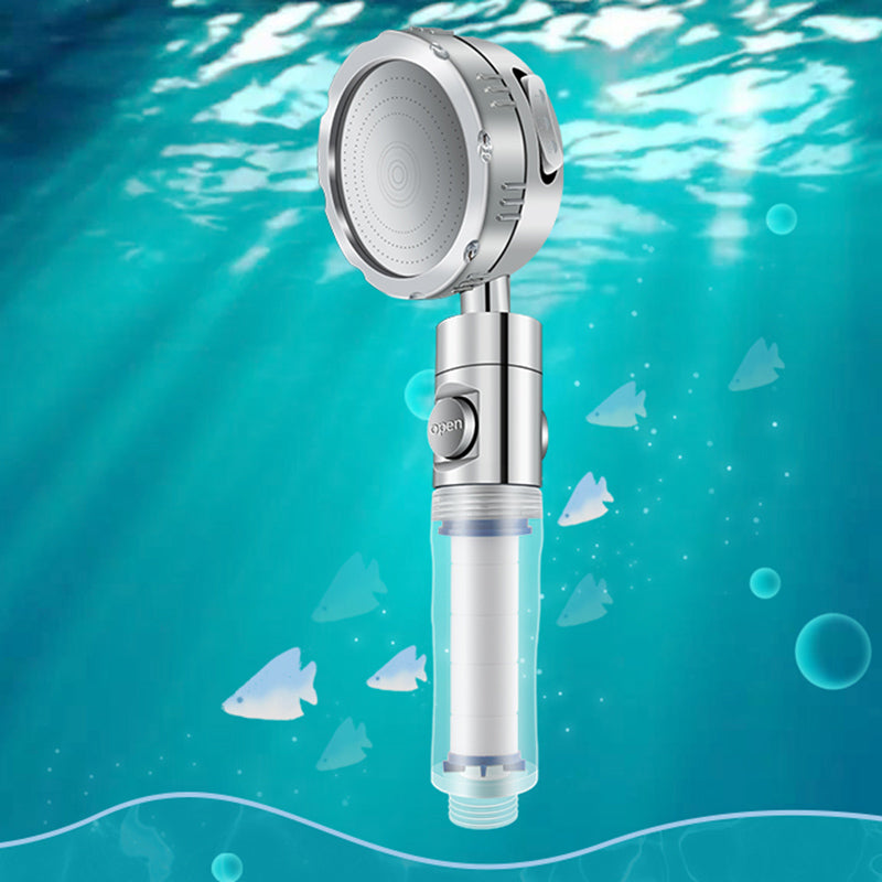 Bathroom Shower Head Brass Round Filter Shower Head with Hose