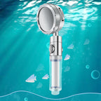 Bathroom Shower Head Brass Round Filter Shower Head with Hose