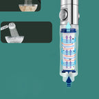 Bathroom Shower Head Brass Round Filter Shower Head with Hose