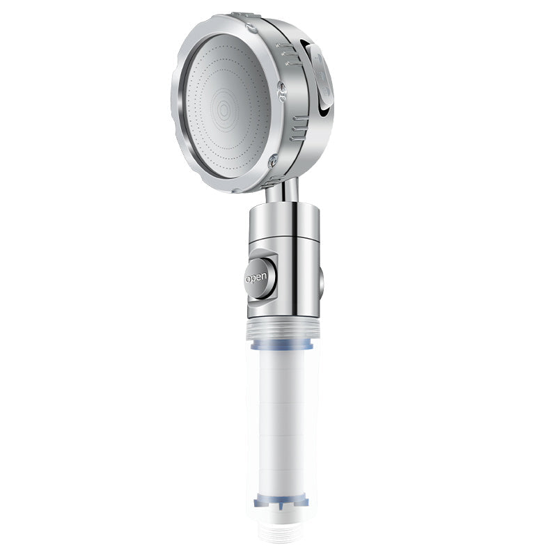 Bathroom Shower Head Brass Round Filter Shower Head with Hose