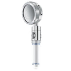 Bathroom Shower Head Brass Round Filter Shower Head with Hose