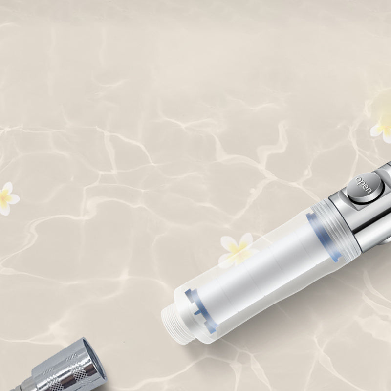 Bathroom Shower Head Brass Round Filter Shower Head with Hose