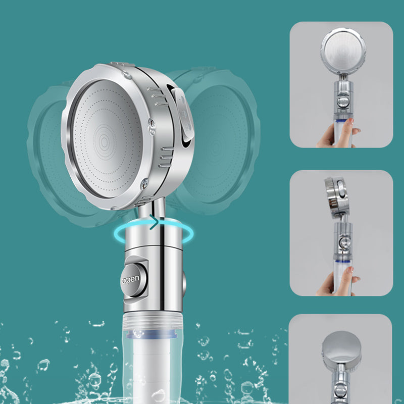 Bathroom Shower Head Brass Round Filter Shower Head with Hose