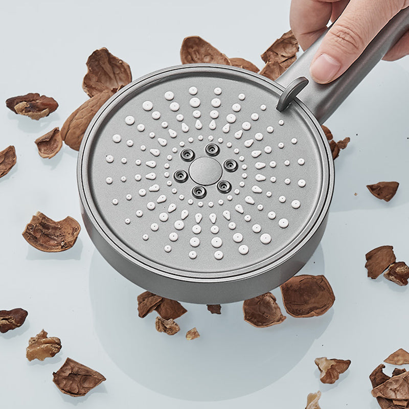 Modern Spray Head Round Handheld Water Filtration Showerhead Self-Cleaning