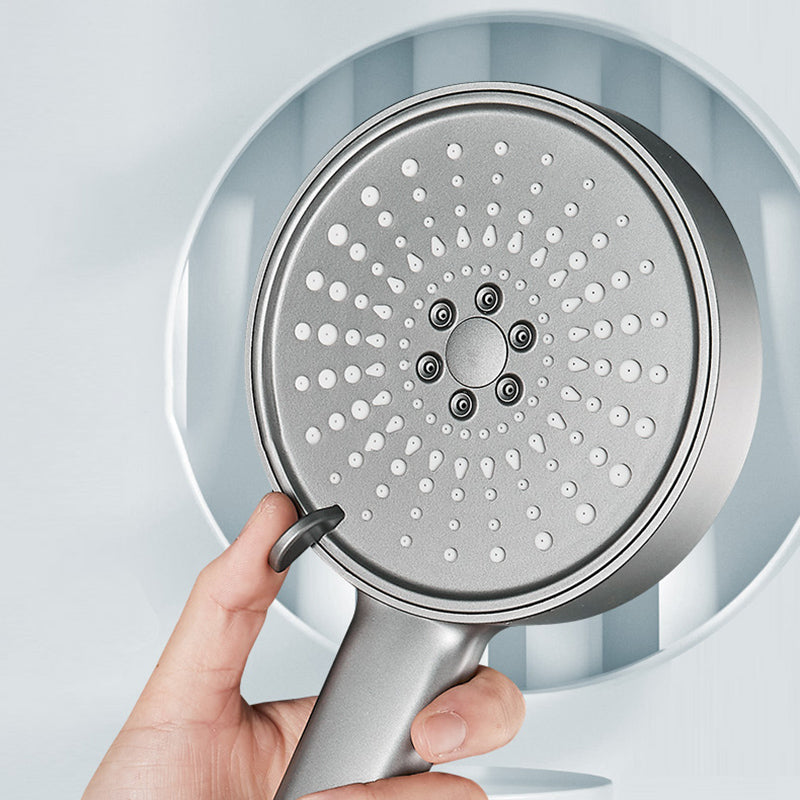 Modern Spray Head Round Handheld Water Filtration Showerhead Self-Cleaning