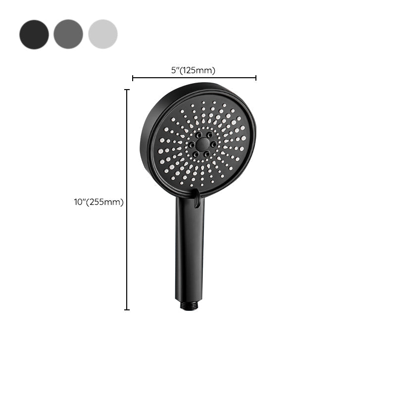 Modern Spray Head Round Handheld Water Filtration Showerhead Self-Cleaning