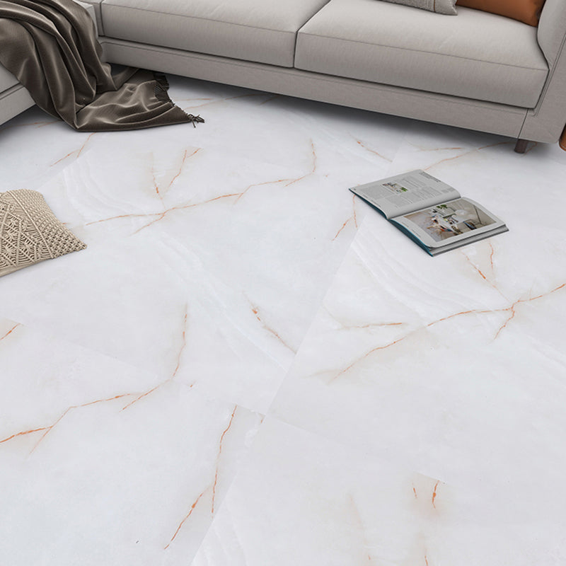 Indoor Vinyl Floor Peel and Stick PVC Marble Print Square Floor