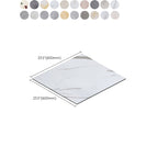 Indoor Vinyl Floor Peel and Stick PVC Marble Print Square Floor
