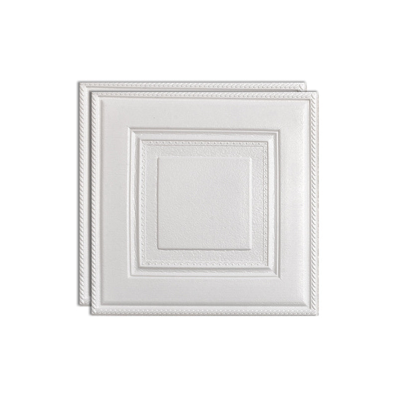 Contemporary Wall Shelves 3D Brick Bathroom Wall Panels Set of 2