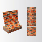 Industrial Wall Panel 3D Brick Wall Panels Waterproof Stickers Wall Tiles Set of 10